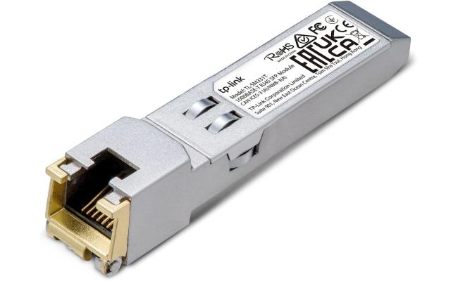 TP-Link Omada TL-SM331T | 1000Base-T RJ45 SFP Module | 1.25G Copper SFP Transceiver| SFP to Ethernet | Plug and Play | Hot Pluggable| Up to 100m Distance | Durable Metal Casing | Versatile Compatibility
